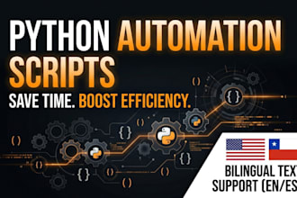 write custom python scripts for automation and data tasks
