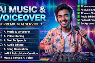 create ai music and professional voiceovers