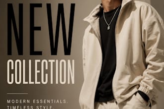 design fashion collection banners for clothing brands and product launches