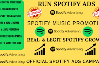 do organic spotify ads for professional spotify music promotion