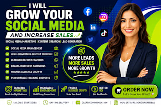be social media marketing manager and content creator