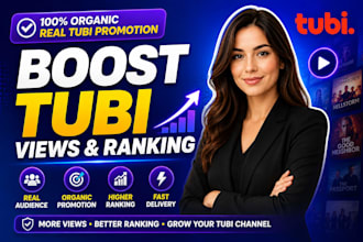 organic tubi movie promotion, boost tubi movie increase tubi viewers and ranking