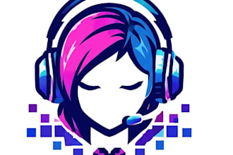 design an esports mascot logo in anime style