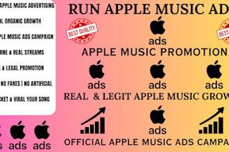 do organic apple music ads for professional apple music promotion