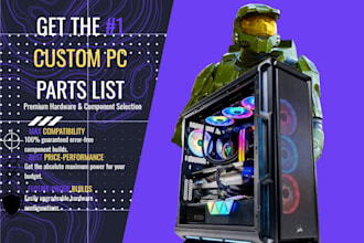 design a pro pc parts list for gaming and work