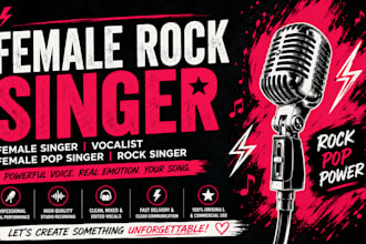 sing female rock singer female singer and vocalist female pop singer rock singer