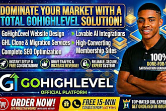 design gohighlevel website, ghl website SEO ghl clone lovable ai membership site