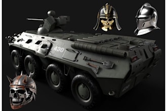 create fantasy medieval weapons, armor and props for unity and unreal engine