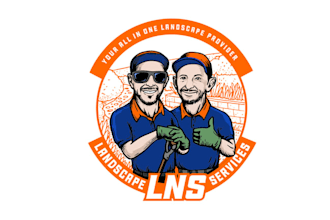 design super family owned landscape business logo