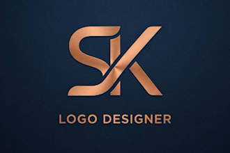 design custom brand logo with unique style