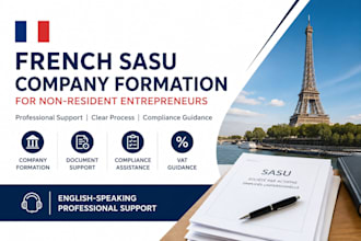 help non residents register a french sasu company legally
