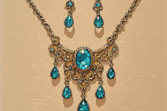 draw a jewelry design, illustration or a sketch of jewelry