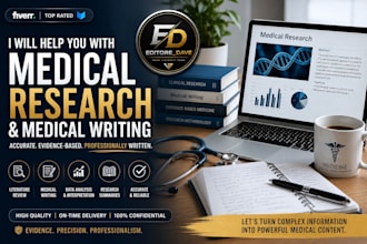 help you with medical research and medical writing