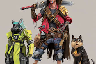 design cinematic concept art for games and movies