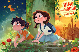 design an engaging childrens book cover