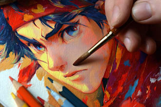 draw an amazing anime art