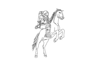 design unique cosmic ranch logo