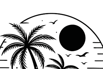 design a luxury geometric or a line art logo