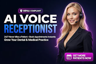 build a hipaa compliant ai voice receptionist for dental or medical practice