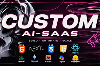 build a custom ai saas web app