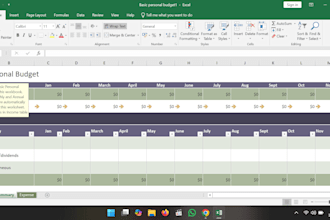 do accouting  all computer , excel