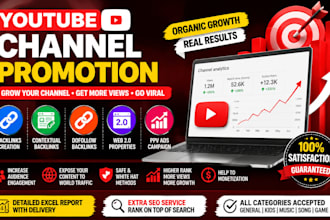 do video and youtube channel promotion