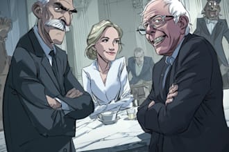 do a political cartoon for political cartoons