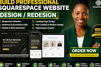 update squarespace website design or redesign squarespace website fix website