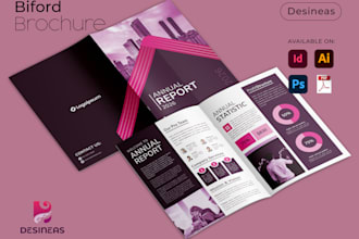 design professional bifold brochure for your brand