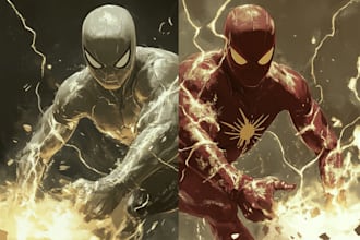 do a superhero comic