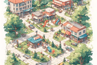 design airbnb neighborhood guide maps