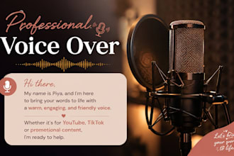 be your professional urdu and english voice over