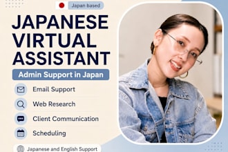 be your bilingual japanese virtual assistant