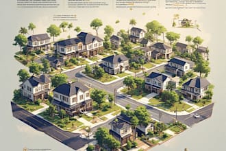 design vector neighborhood maps for airbnb hosts