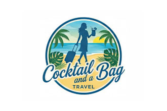 make incredible wonderful travel agency logo for your company