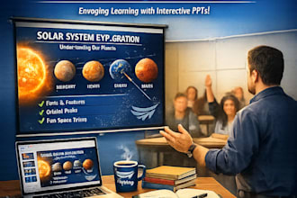 design academic presentations with engaging visuals and PPT integration