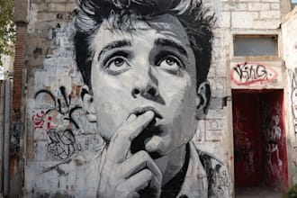 make urban graffiti style artwork for your business