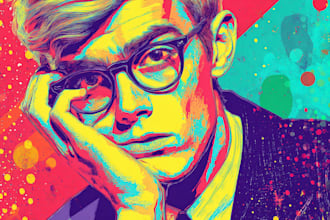 do creative pop art illustrations