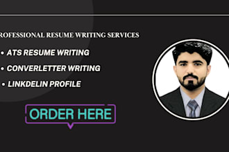 write edit ats resume as expert CV maker in 24 hours