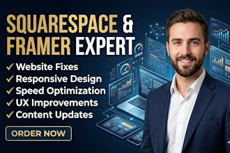 speed up and optimize your framer or squarespace website for better performance