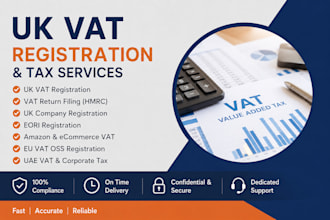 uk vat registration, vat return filing, company registration and tax compliance