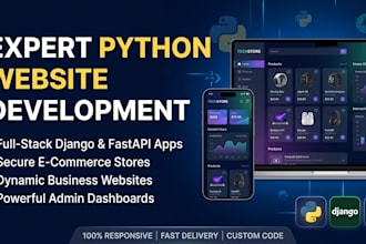 build a responsive python web application