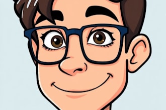 design professional vector portrait illustration with stylish look