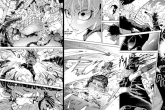 draw anime manga comic book illustration webtoon cover art manhwa manga artist