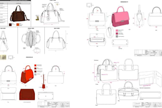 design professional bag tech packs for handbags backpacks and tote bags