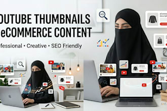 create clickable youtube thumbnails and ecommerce content