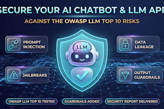 secure your ai chatbot and llm app against owasp llm top 10 risks
