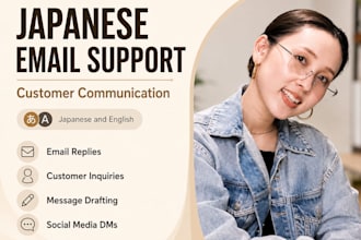 handle japanese email and customer communication
