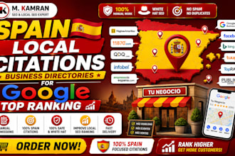 do spain local citations for local SEO and google rankings