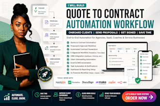 ai contract to cash automation for client onboarding, CRM and esignature